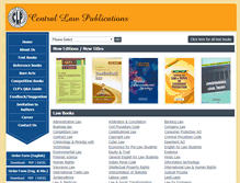 Tablet Screenshot of clplawbooks.com